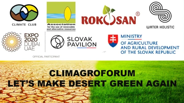 CLIMAGRO FORUM na EXPO v Dubaji - Nahrávka