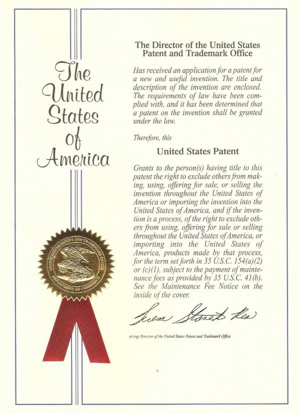 Patent United States
